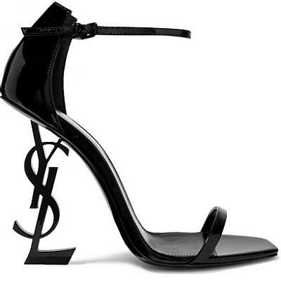 ysl tribute low heel pantip|YSL logo heels.